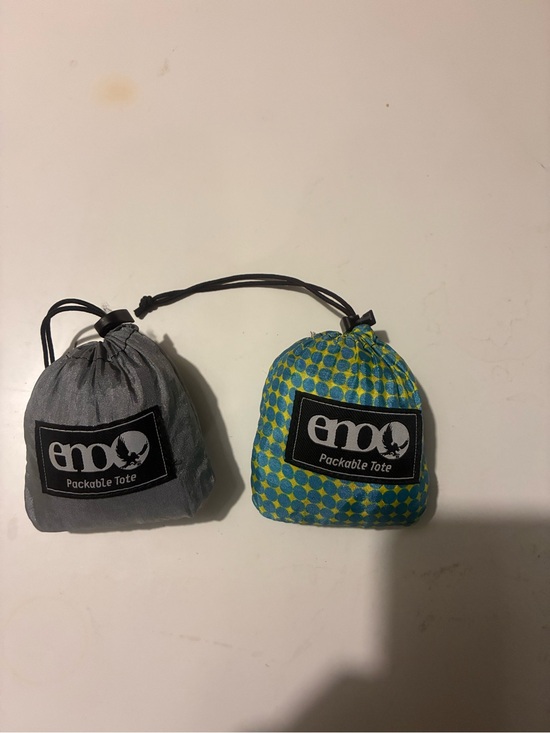 Eagles Nest Outfitters Other - ENO Packable Tote - Blue/Yellow Pattern